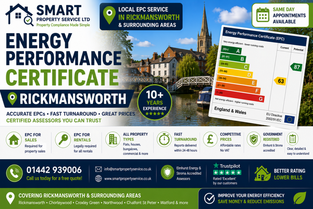 Energy Performance Certificate Rickmansworth