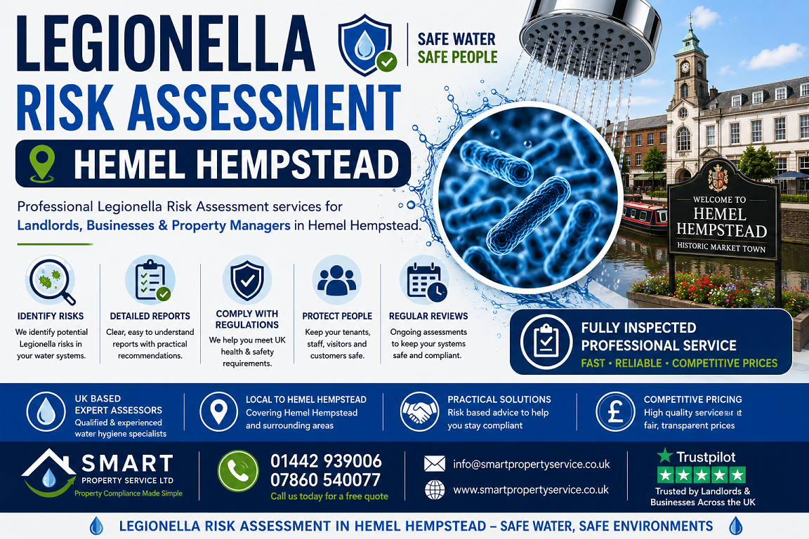 Legionella Risk Assessment Hemel Hempstead